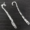 5pcs Vintage DIY Bookmark Charms Flower Antique Silver Plated Zinc Alloy Charms Pendant for Bookmarks Metal Jewelry Accessories