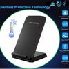 Dual Coil 15W Wireless Charging Stand for Mobile Phones