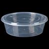 Disposable Round Plastic Takeout Container with High Lid