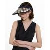 Daks Check Sunvisor Hat Navy Dche6f101n2