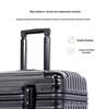 18-Inch Flip-Top Carry-On Suitcase with 20-Inch Aluminum Frame, Universal Wheels, and Small Lock for Men and Women