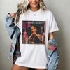 Distressed Doll Shirt, Funny Meme T-Shirt, Staying Silent Reaction Tee, Trendy Graphic Shirt for Women