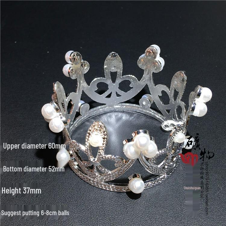 Wooden & Metal Mineral Crystal Ball Display Stand