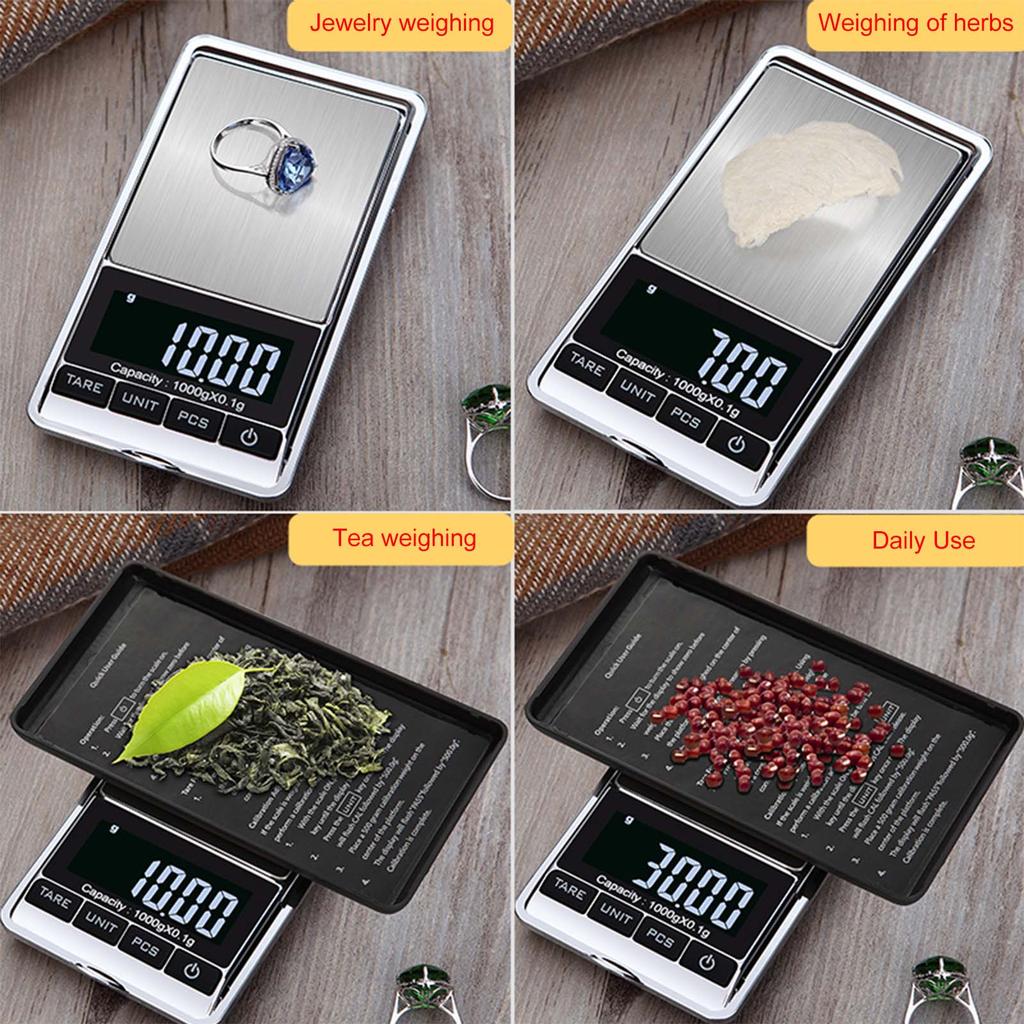 Digital Pocket Scale 200g x 0.01g, Precision(Jewelry Scale) with Protective Cover, Auto-Off, Backlit LCD, 7 Units, Tare Function