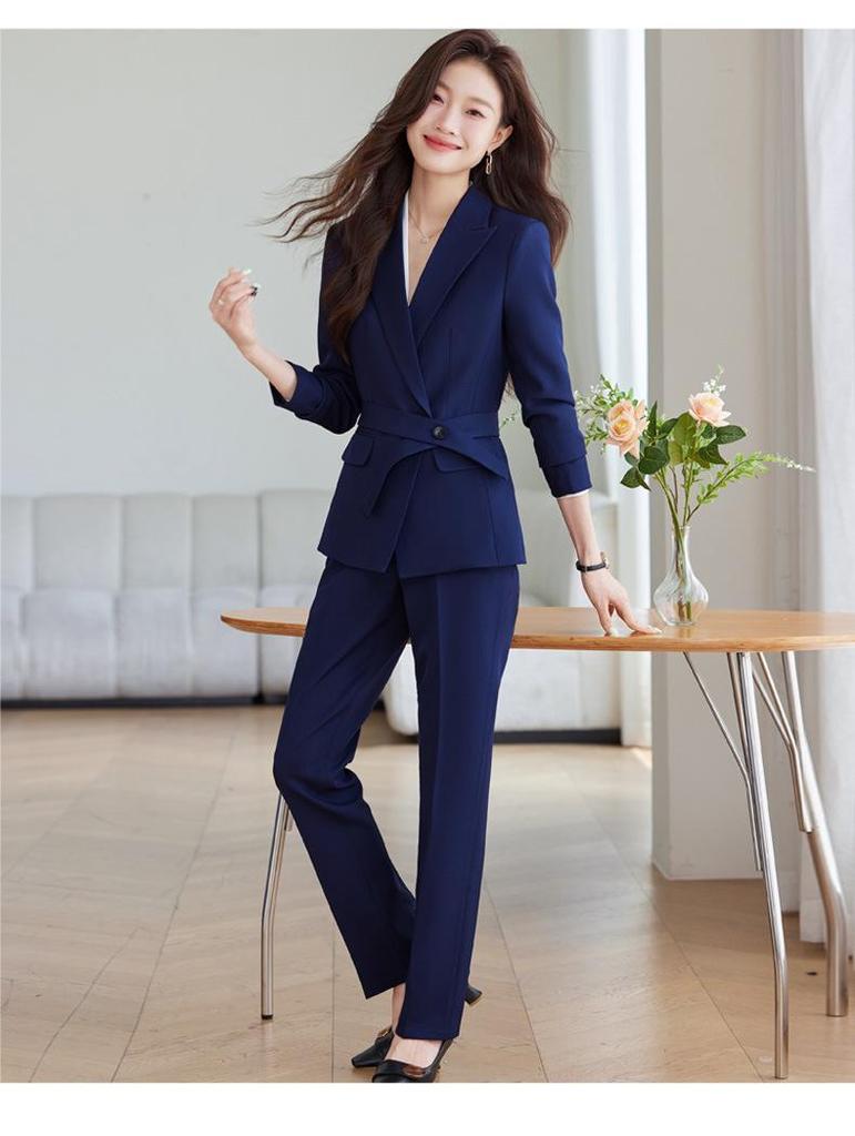 2024 Autumn/Winter Women's Versatile Professional Suit Set with Blazer