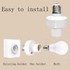 Switchless Smart Bulb Holder E27/E14 85-265V Light and Motion Sensing Lamp Base Voice-controlled/Sound-controlled Light Socket