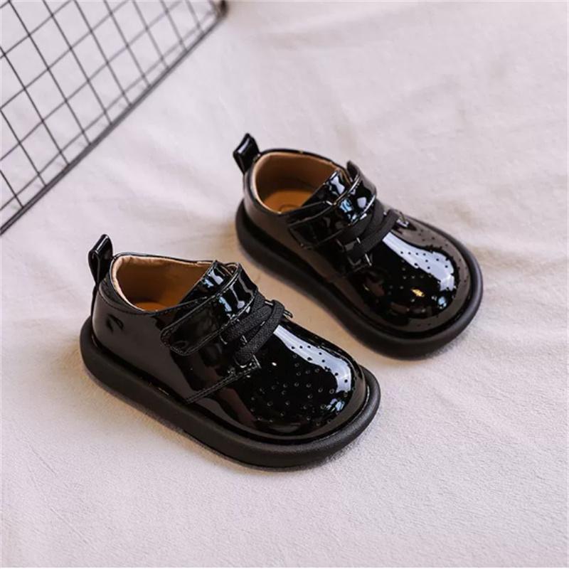 

New Autumn Baby Shoes Leather Toddler Kids Boys Shoes Outdoor Non-slip Fashion little Baby Leather Shoes EU15-25 24