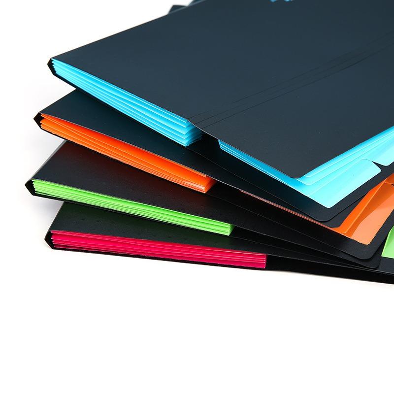 A4 Folders Plastic Envelopes Multi-layer Folder Plastic Folder Bag Business Multifunctional File Bag Extension Office Supplies