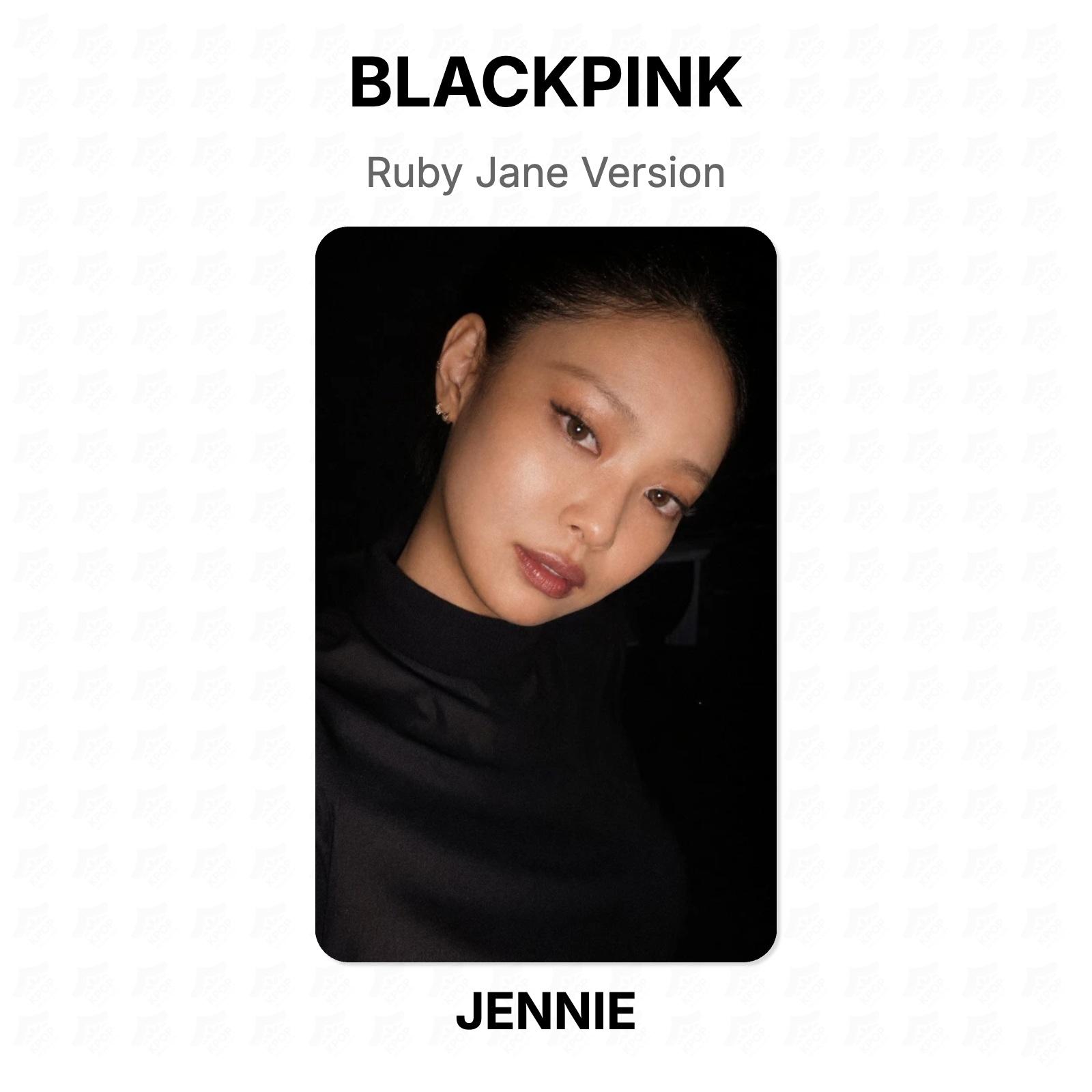 BLACKPINK Ruby Jane Version Official Photocard JENNIE 02