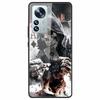 Tempered Glass Case For Xiaomi 12 Pro Cover Hard Shockproof Cases for Xiaomi Mi 12X 12 Lite Pro Funda 12Pro Coque Luxury Wolf