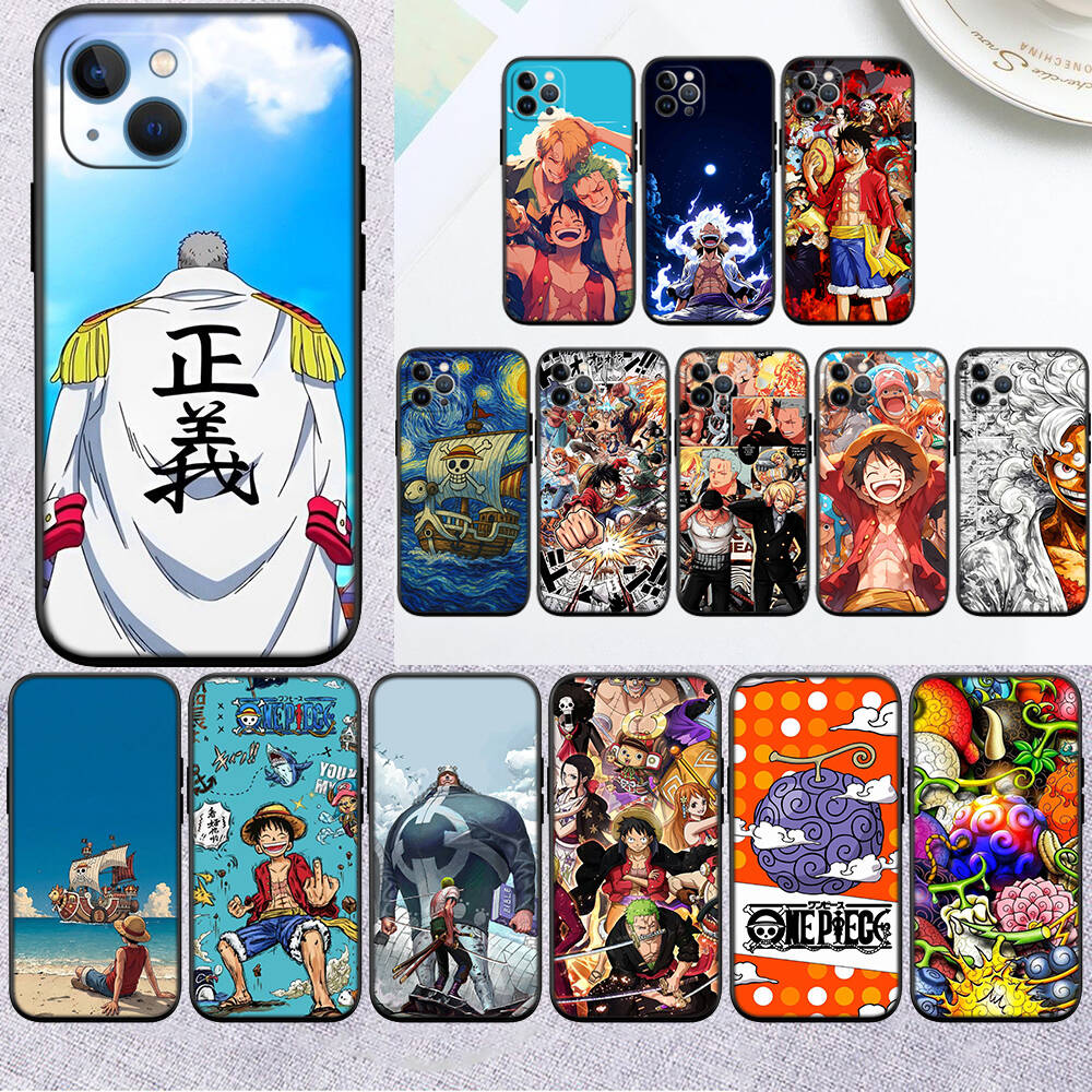 MH114 One Piece Cortoon Phone Shell Case for iPhone 7 8 11 12 13 14 15 16 17 16E XS Pro Max XR X SE Air