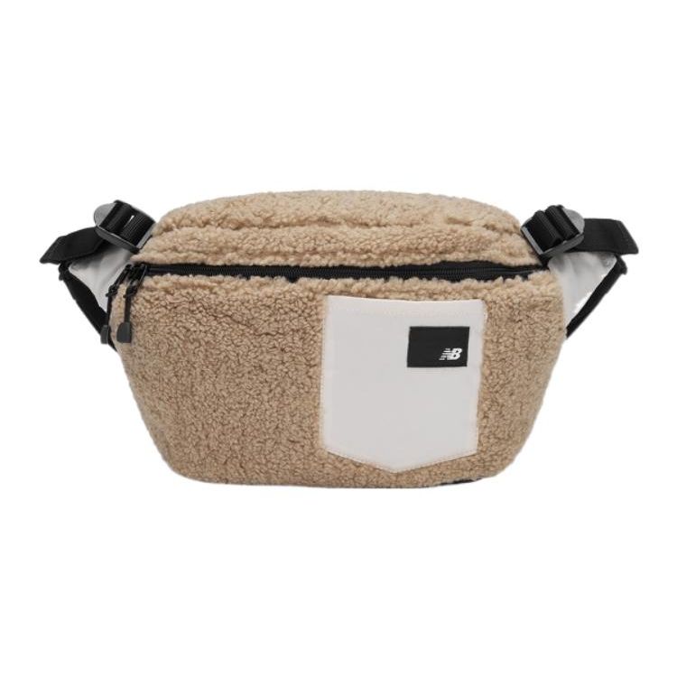 New Balance Sport Fashion Casual Trend Zipper Waist Bag Unisex waist bag Brown LAB24003-BEI Brown