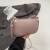 Ladies' Crossbody Bag Fashionable Versatile Solid Color Design Commuting Saddle Bag Casual Shoulder Bag For Women