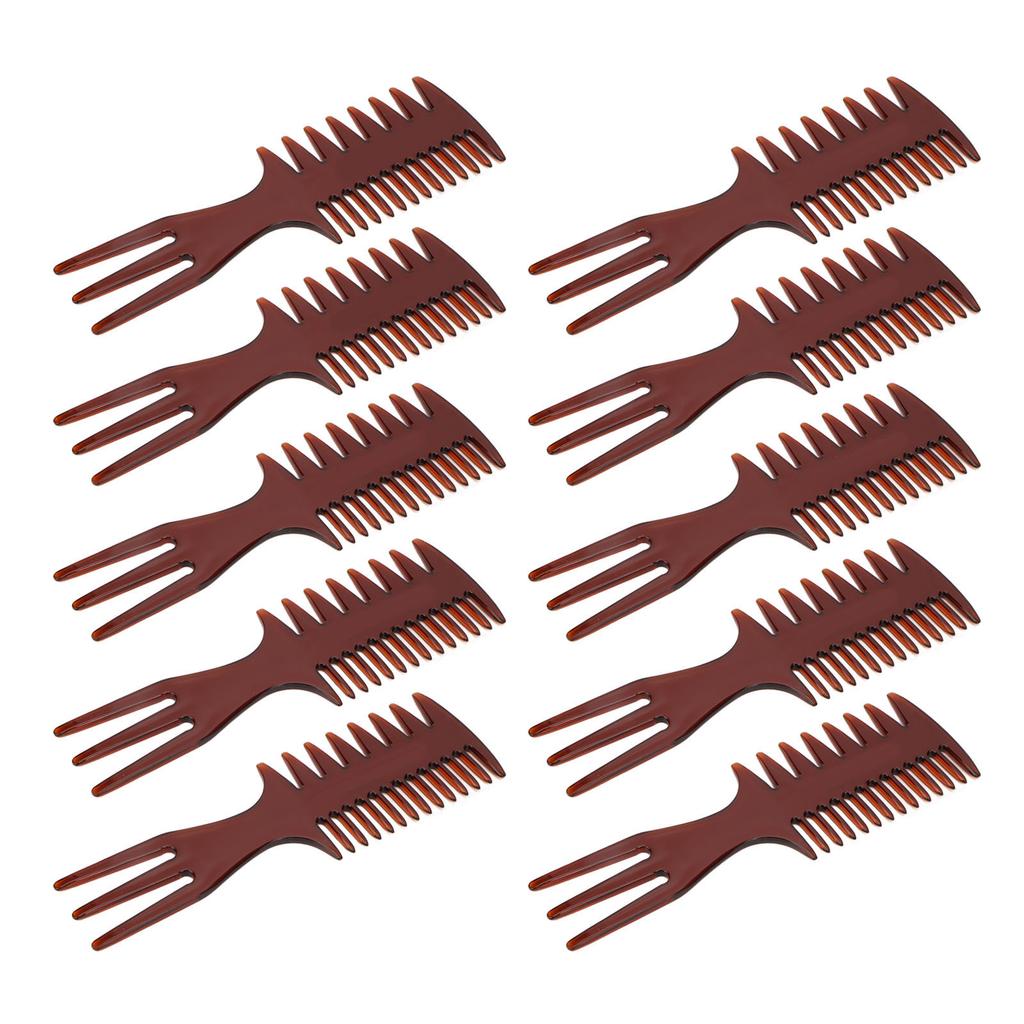 10pcs Styling Hair Comb Portable Compact Ergonomic Styling Round Edge Wide Teeth Comb for Men Boys