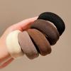 5 Stück Strapazierfähige Haargummis in verschiedenen Farben, Kräftige Verdickte Styling-Dekoration, Scrunchies, Hochelastisches Haarseil für Damen und Mädchen