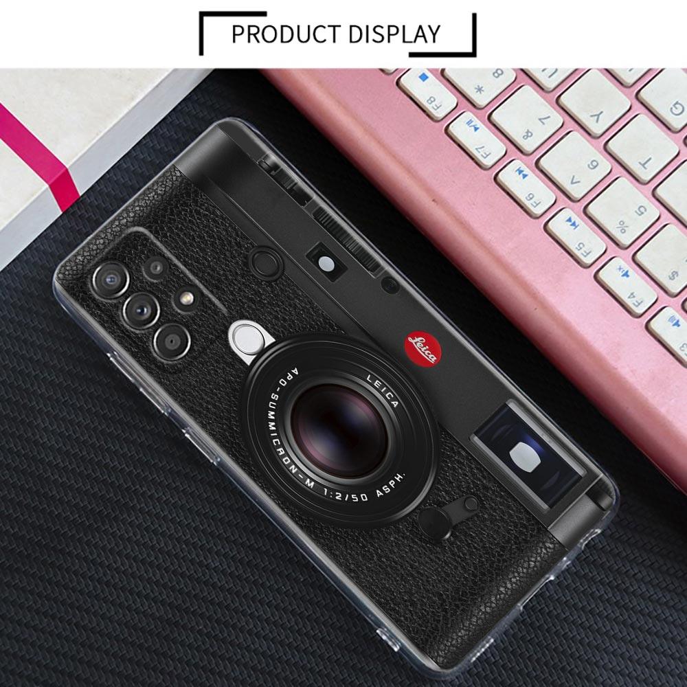 Music Cassette Tape Video Camera Case For Samsung Galaxy A55 A35 A06 A52 5G A53 A72 A53 A15 A51 A33 A32 A41 A22 A23 Phone Cover