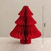 2026 Christmas Tree Honeycomb Ball 3D Folding Christmas Tree Ornament Desktop Decoration  for Xmas Navidad Happy New Year Decor