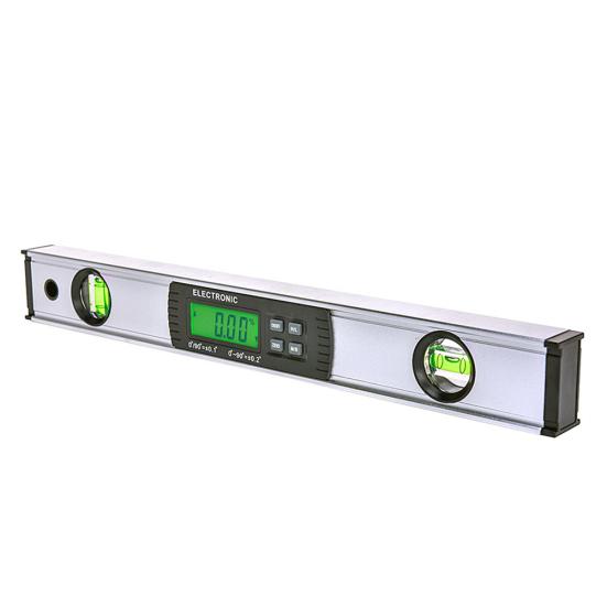 Precisie Hoekzoeker GemRed Digitale Gradenboog 150 Mm Roestvrij Staal Met Lcd-display, 360° Multi-hoekliniaal Voor Machinebouw, Houtbewerking, Bouw, Doe-het-zelf ( Batterij GemRed Hoekmeter Roestvrij Staal