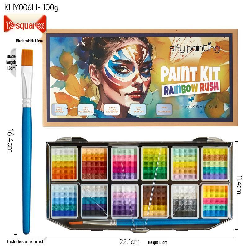 Children's Water-Soluble Face and Body Painting Set