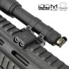 QD Quick Release Scout Light Side Rail Mount For Surefire M300 M600 Tactical Flashlight Fit Mlok Keymod 20mm Picatinny Rail