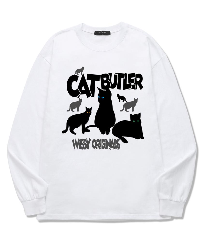 Wissi Cat Original Long Sleeve T-Shirt (Wls024) White