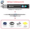 111W Smart Soldering Iron 111-111℃ Adjustable Temperature Electric Soldering Iron Welding Equipment Portable Repair Welding Tool