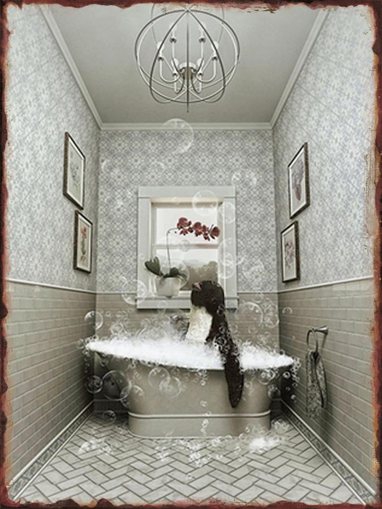 Toilet Animal Funny Metal Tin Signs Home Bathroom Wall Art Decoration Public Lavatory Plaques Restroom Plate Background Poster