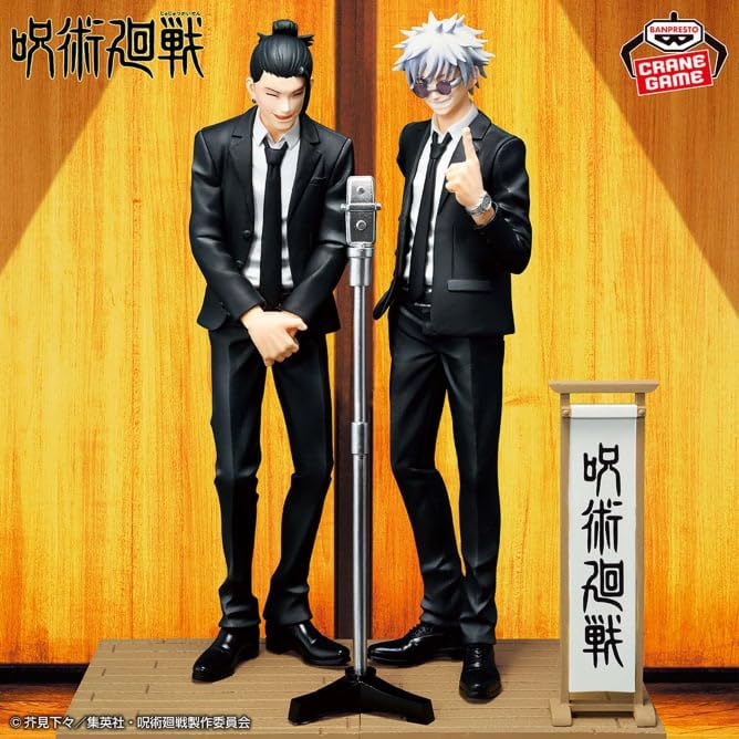 Jujutsu Kaisen Diorama Yuketsu 2 Type Set Official Figure Anime Figure-Gojo Satoru/Natsu (Suit Ver.) Special-