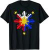 Filipino Philippine Flag Premium Great Gift Idea Tee T-Shirt S-3XL