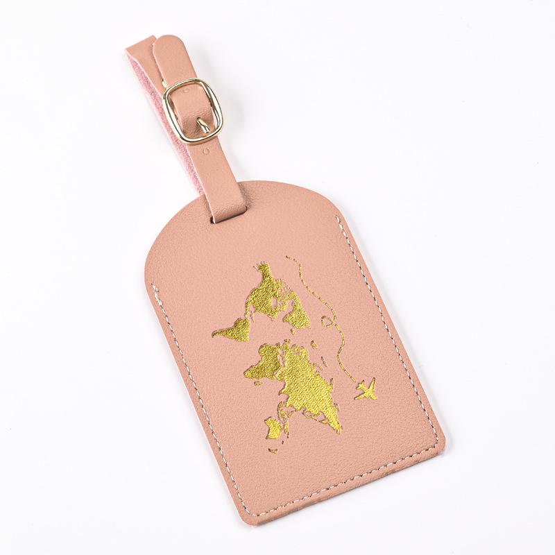 

1pc Travel Luggage Tags for Women Men Suitcase Tag Name Label Boarding Pass Travel Accessories розовый