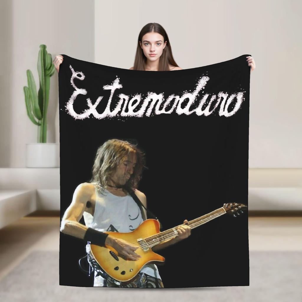 Extremoduro Spanish Hard Rock Band Blanket Robe Iniesta Soft Plush Throw Blanket For Outdoor Picnic Flannel Bedspread Bed Cover