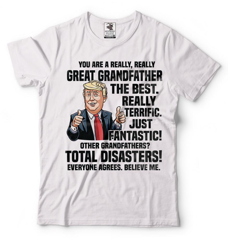 Gift For Grandpa Trump Shirt Funny Fathers Day Gift Daddy Grandfather Grandpa
