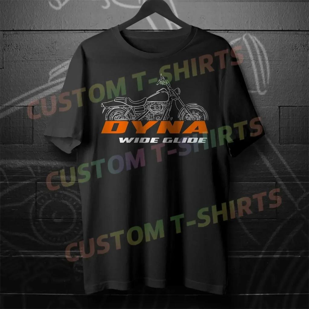 FXDWG Dyna Wide Glide  Motorcycle T Shirt for Unisex  Leisure Tee Hi