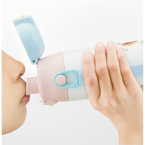 Skater Kids' Stainless Steel Water Bottle, Direct Drinking, 580ml, Sumikkogurashi, Girls' Size (SDC6N-A)