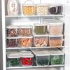 New Transparent Refrigerator Storage Box Dustproof Multifunction Spice Storage Box with Lid Seal Box Kitchen Supplies