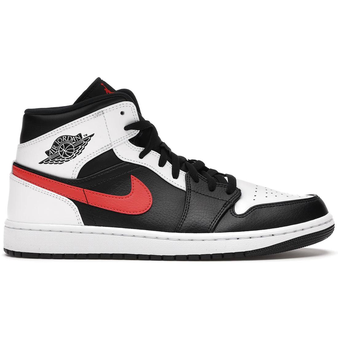 

Sneaker Jordan 1 Mid Black Chile Red White(554724-075) 35.5