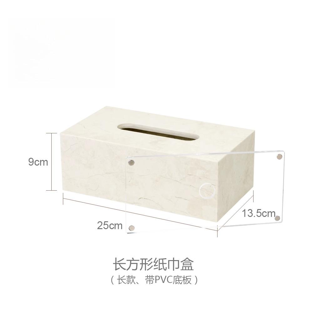 1pc Marble bathroom toiletries Bathroom aromatherapy bottle Tissue box Storage tray ornaments Tissue box Lotion sub bottling