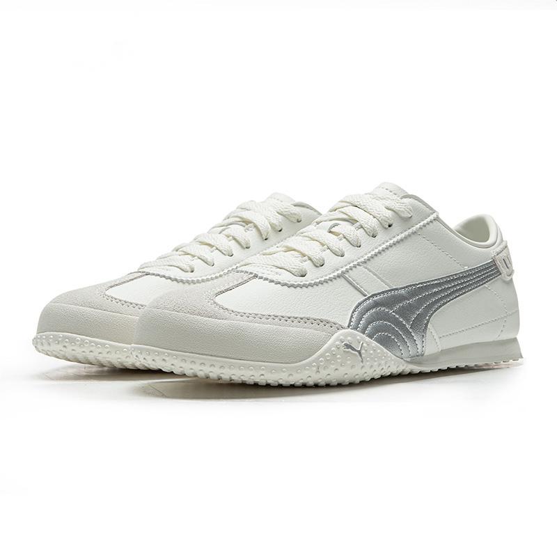 Puma Bella Ut Zapatos Casuales de Caña Baja Cómodos Versátiles Duraderos para Hombre Zapatos Casuales Blanco Plateado 405256-02