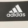 adidas SS22 Striped Print Logo Hoodie Women Sweatshirt Beige HC1636
