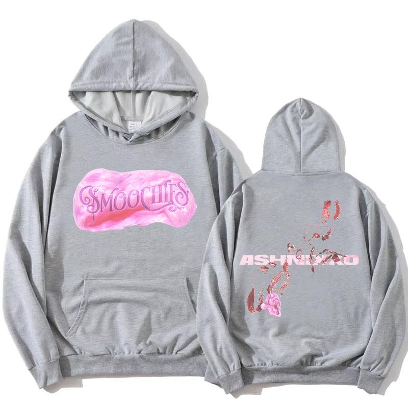 BUCKTOOTH SMOOCHIES MIKINA Ashnikko Grafický Potisk Mikiny Módní Mikiny s Dlouhým Rukávem s Kapucí Streetwear Dámské Oblečení
