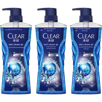 Gel douche homme Clear Men Glace Rafraîchissante Équilibrant Contrôle du sébum