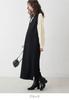 Maternity Easy To Long Jumper Before and After Black 22207101 [ANGELIEBE] Dress, Breastfeeding, Ponch, Dress, Birth, S-M,