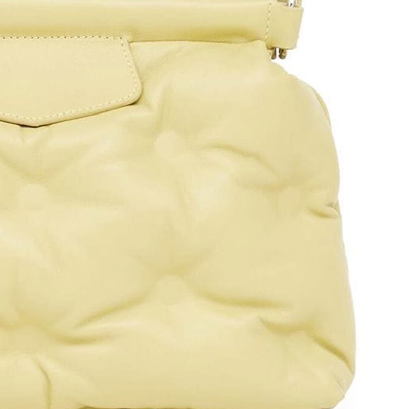 Maison Margiela Lambskin With Calfskin Trim Crossbody Bag, Shoulder Bag Men's Yellow SB1WG0028P4300T7320
