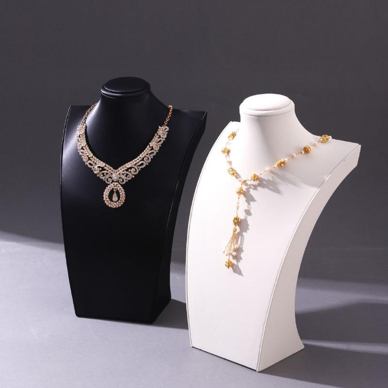 Necklace Jewelry Display Rack Counter Necklace Displays Stand Jeweler Jewellery Showcase Shelf Exquisite Live Pictures Props