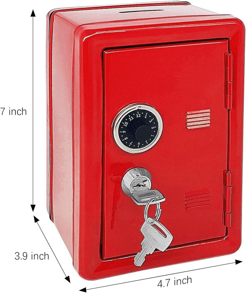 Kreatives Metall-Sparschwein: Kindersparschwein mit Schloss