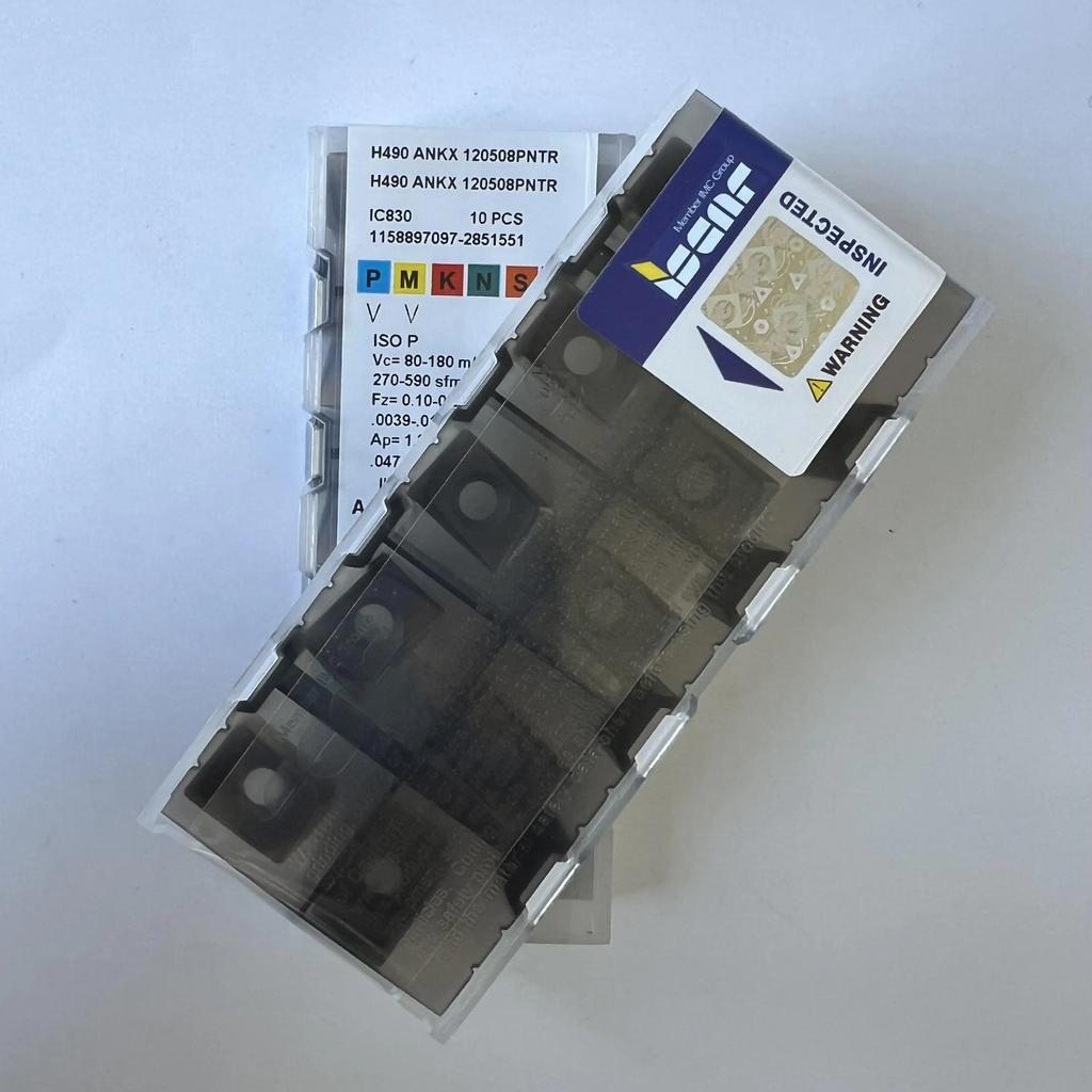 ISCAR / H490ANKX120508PNTR IC830 /Industrial Indexable Carbide Inserts 10 Pcs