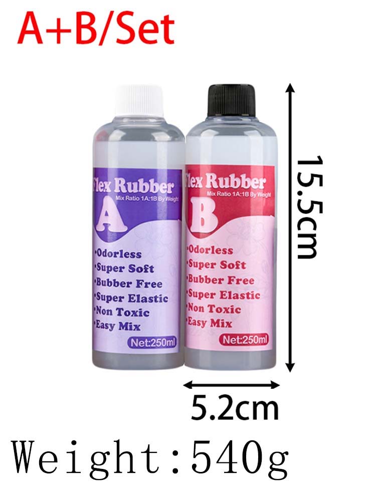 Κόλλα Ρητίνης Εποξειδίου 1:1 AB Squishy Ζελέ Μαλακό Υγρό Καλούπι Σιλικόνης Παιχνίδια Αποσυμπίεσης Δώρα Χειροτεχνίας Παιχνίδι Σφιξίματος 2 Μπουκάλια Κόλλα Ρητίνης