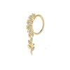 Lady's Pierced Ear Piercing, Zircon Cross Nose Stud, Butterfly Nose Ring Piercing, Nose Jewelry