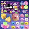 Slow Rebound Dumpling Advent Calendar 24Pcs Soft Squeeze Toys Mystery Anxiety Relief Set for Kids Home Play Office Relax