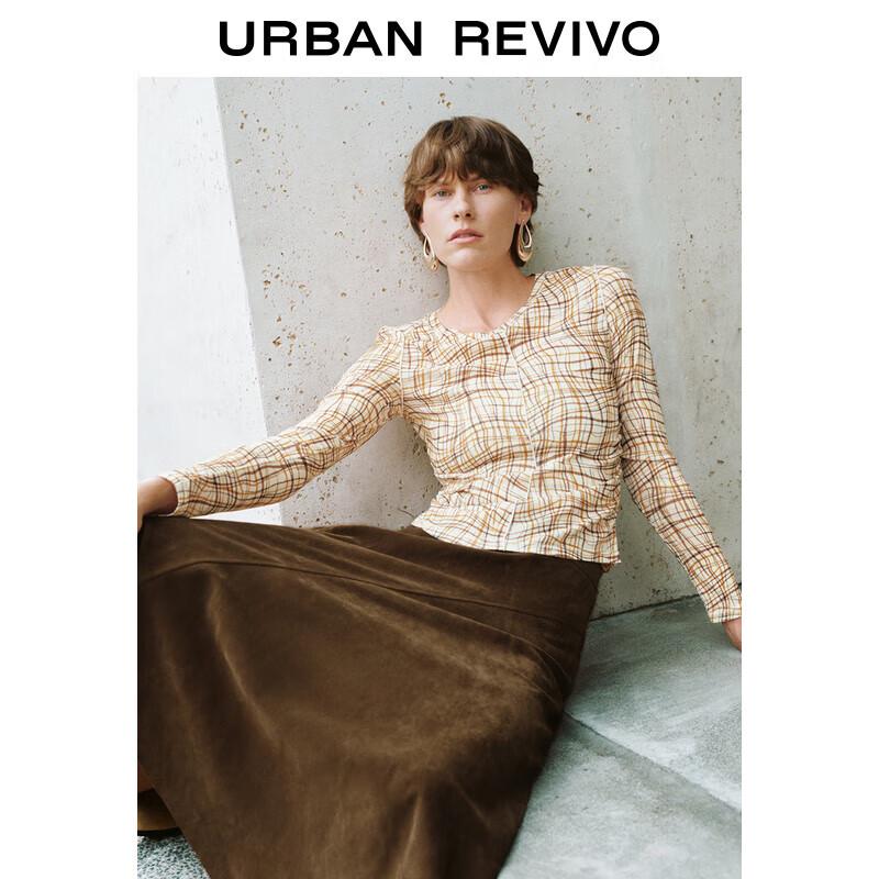 UR Women s Slim Fit Line Print Long Sleeve T-Shirt S